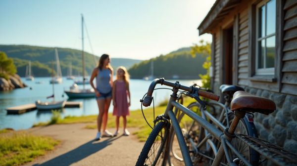 Louez un vélo à l'île aux Moines et explorez en famille